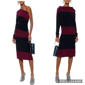 NORMA KAMALI ALL IN ONE Stripe Jersey Dress
